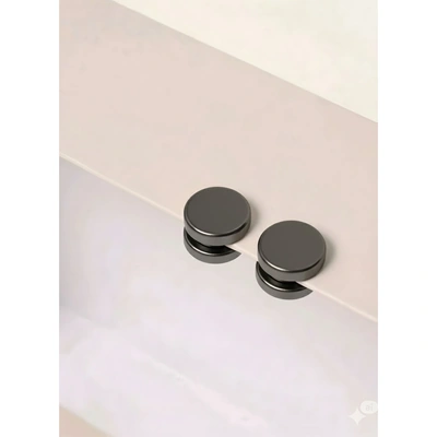 دبابيس حجاب مغناطيسية - 2 قطعة - أسود
