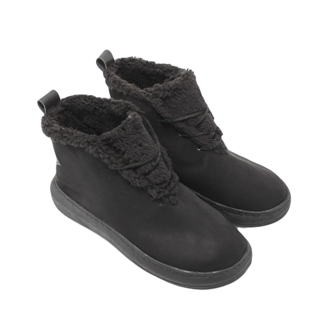 788هاف بوت قطيفة حريمي - أسود