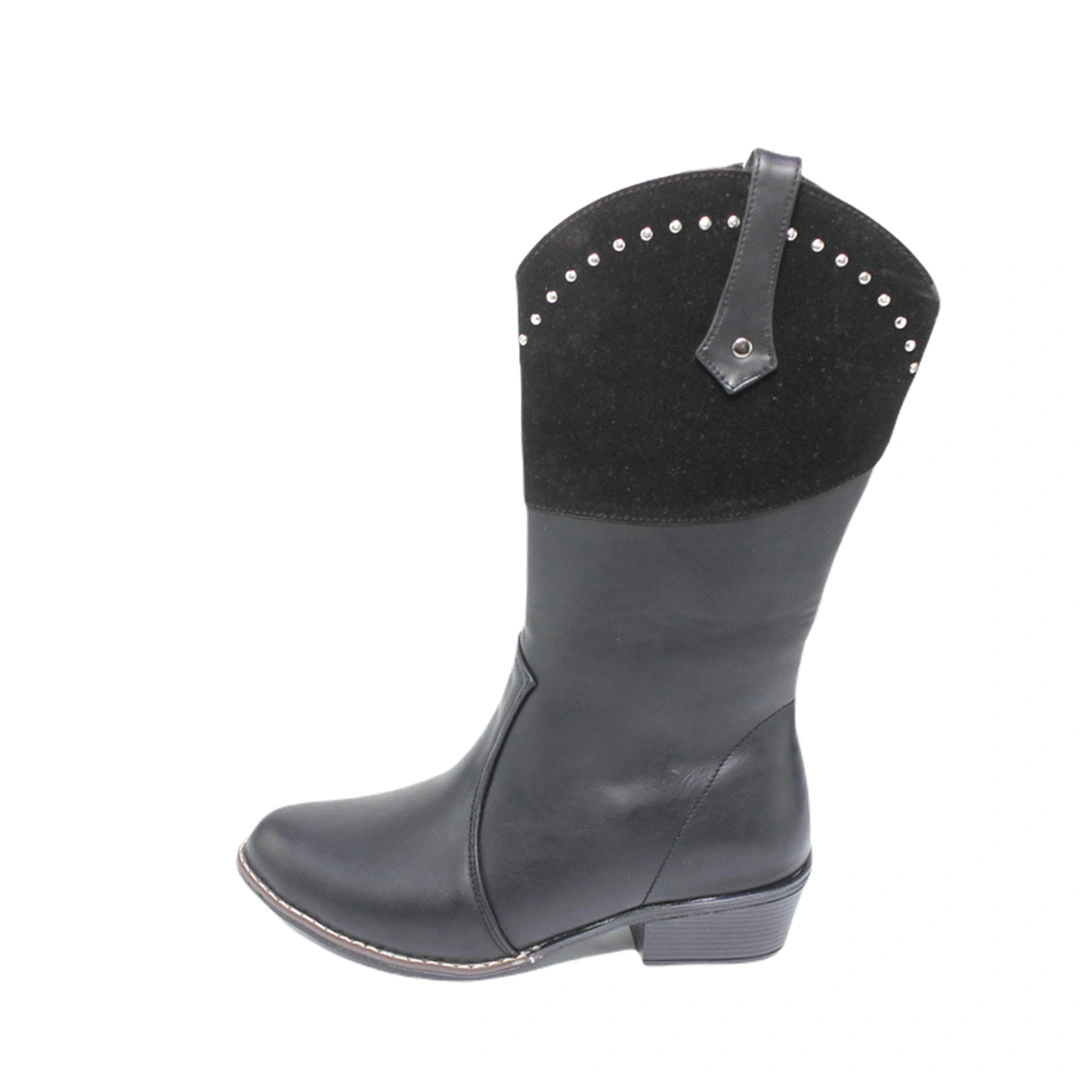 791هاف بوت طويل حريمي جلد