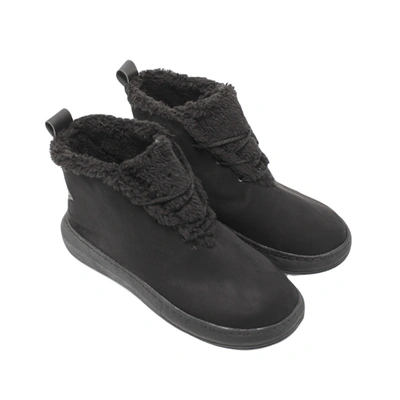 788هاف بوت قطيفة حريمي - أسود