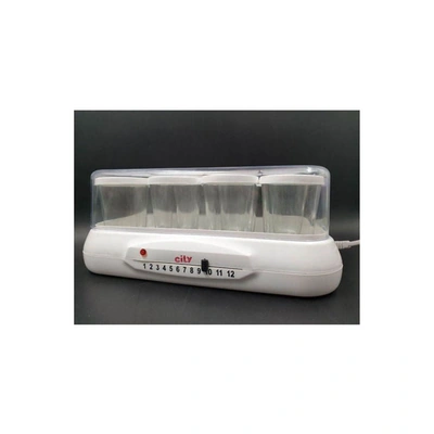 ماكينة صنع الزبادي - 8 أكواب - أبيض