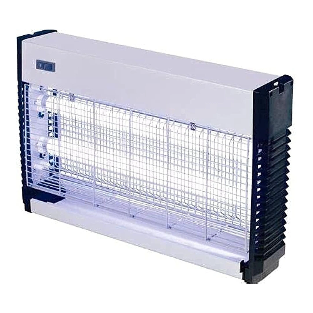 White Electric Insect Zapper - 2 Lamps
