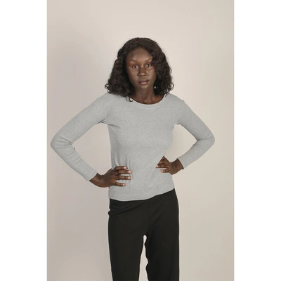 تيشيرت بكم حريمي - رمادي