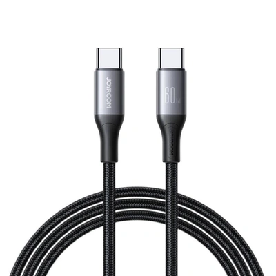 جوي رووم كابل شحن سريع ونقل بيانات Type-C إلى Type-C - 60 وات - S-A28 - ضمان سنة