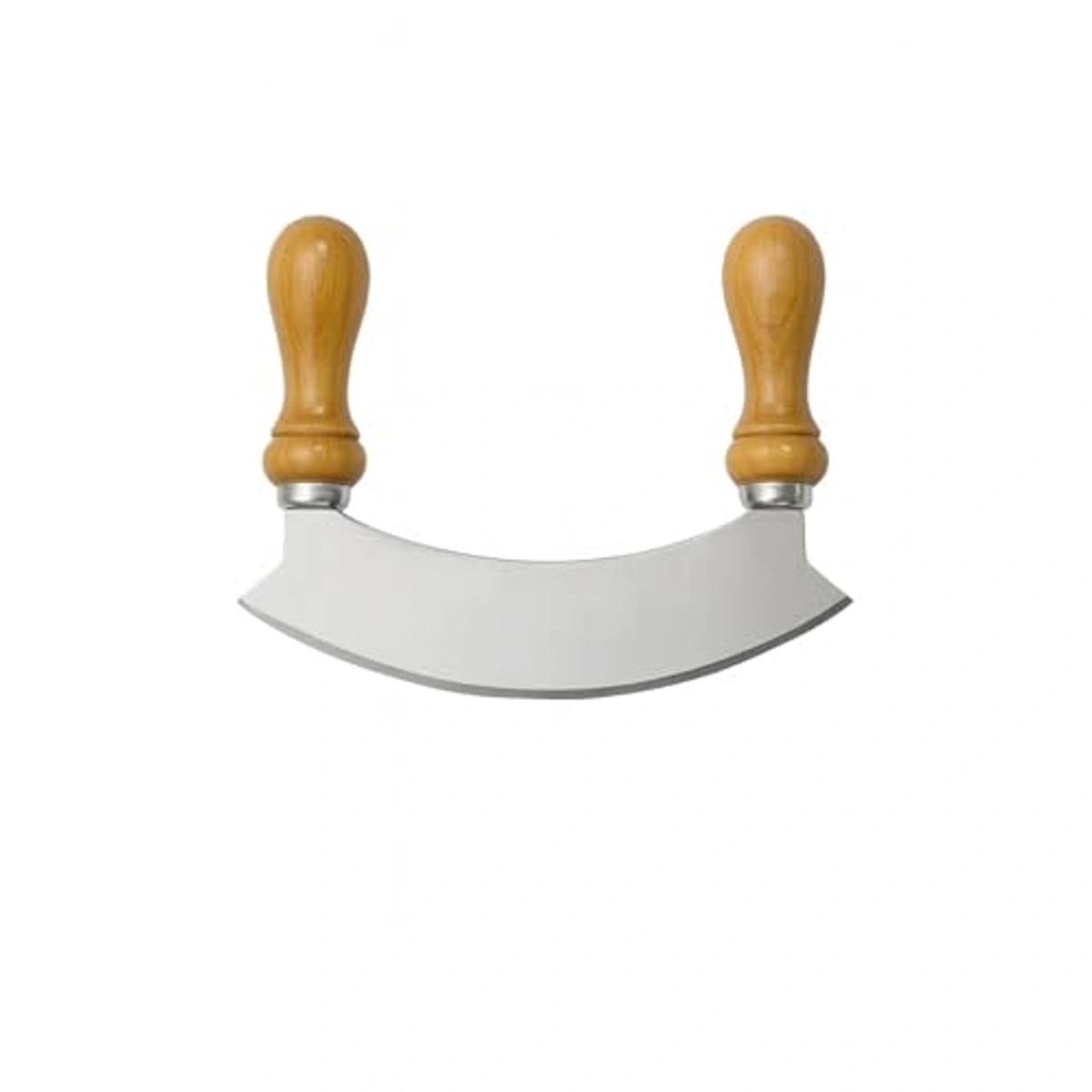 مخرطة ملوخية بشفرة فولاذية ومقابض خشب