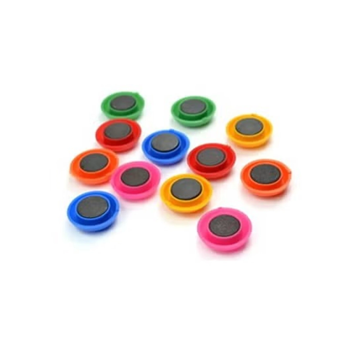 دبابيس السبورة المغناطيسية - 12 قطعة