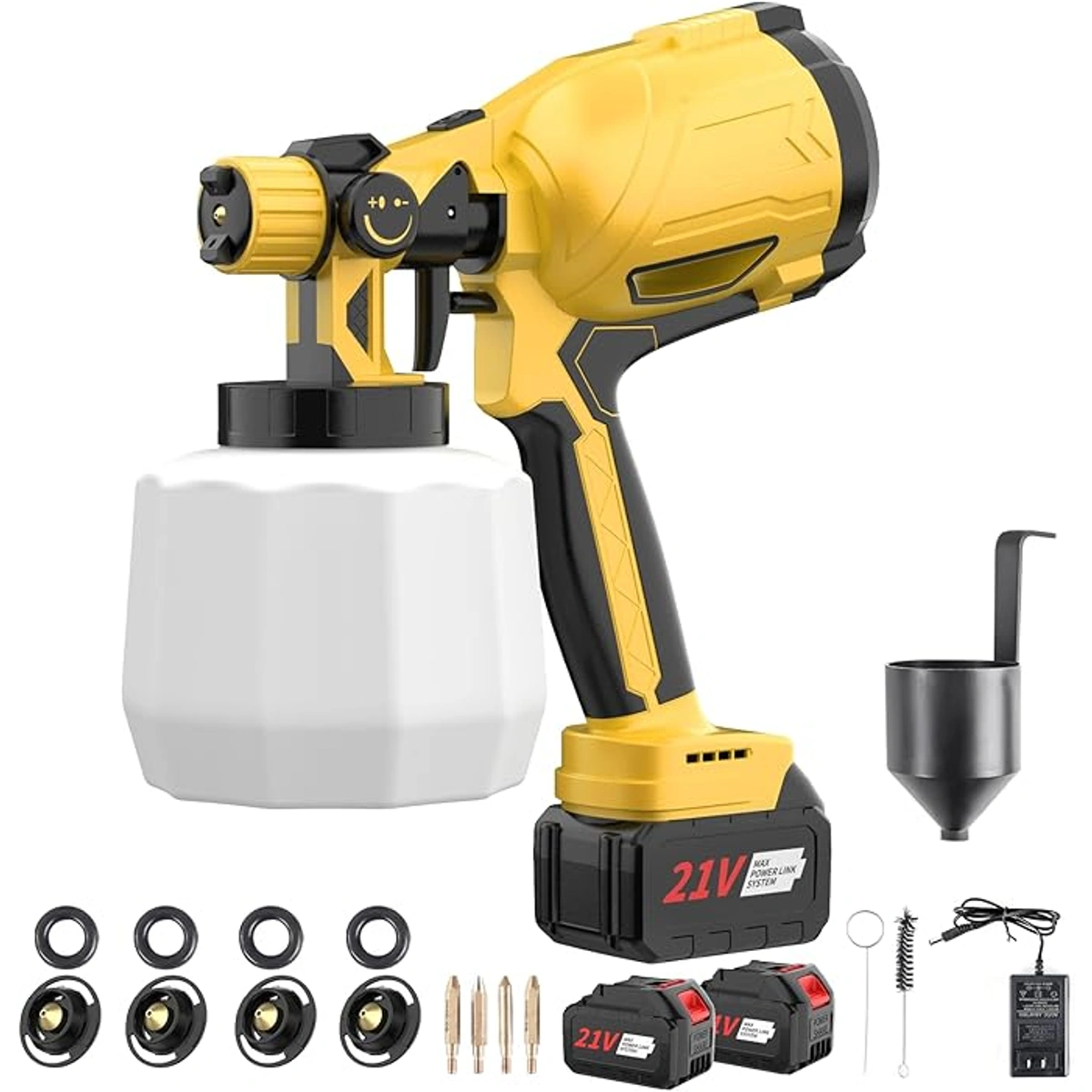 بخاخ طلاء كهربائي لاسلكي - أصفر