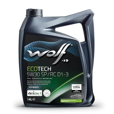 زيت محرك Wolf EcoTech 5W30 SP/RC D1-3 – 4 لتر