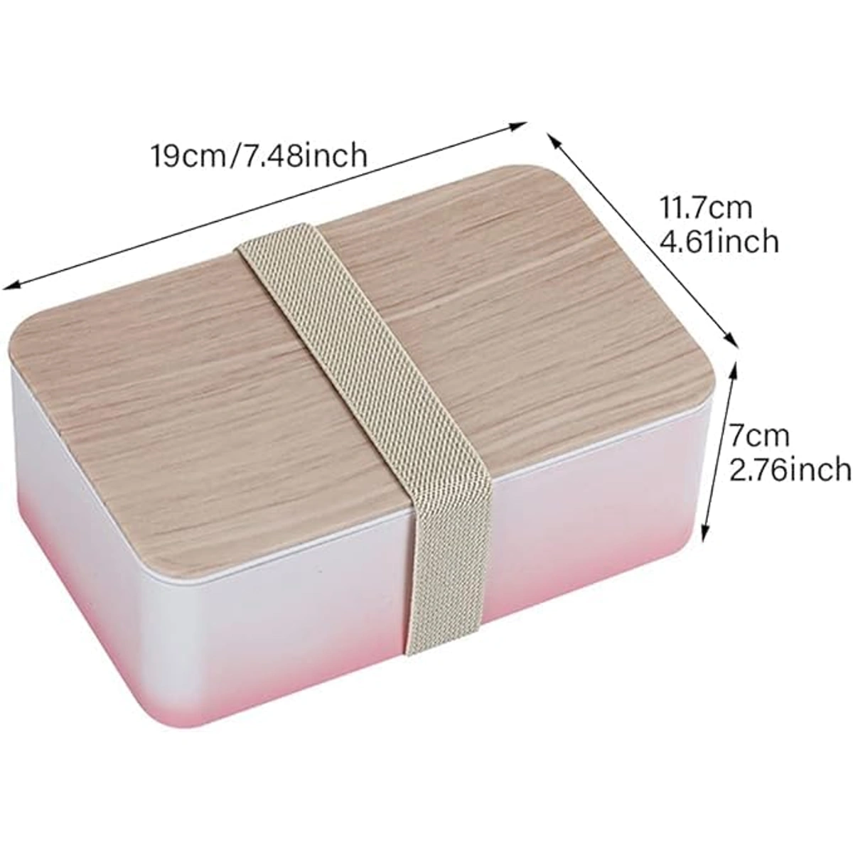 لانش بوكس طراز ياباني مانعة للتسرب - 1000 مل
