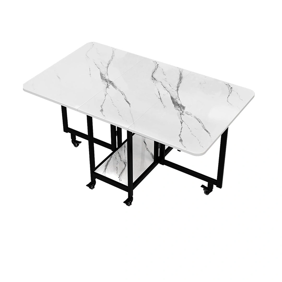 ترابيزة ضيافة قابلة للطى - مقاس 120سم * 80 سم - أبيض