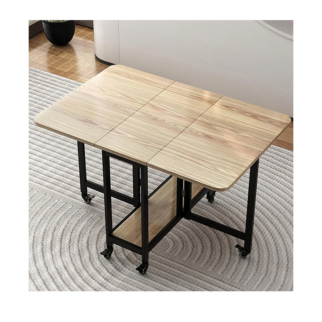 ترابيزة ضيافة قابلة للطى - مقاس 120سم * 80 سم - ذهبي