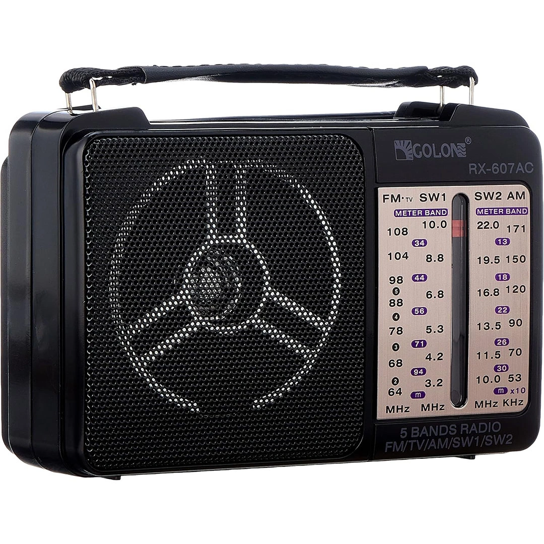 راديو من جولون - أسود RX-607AC
