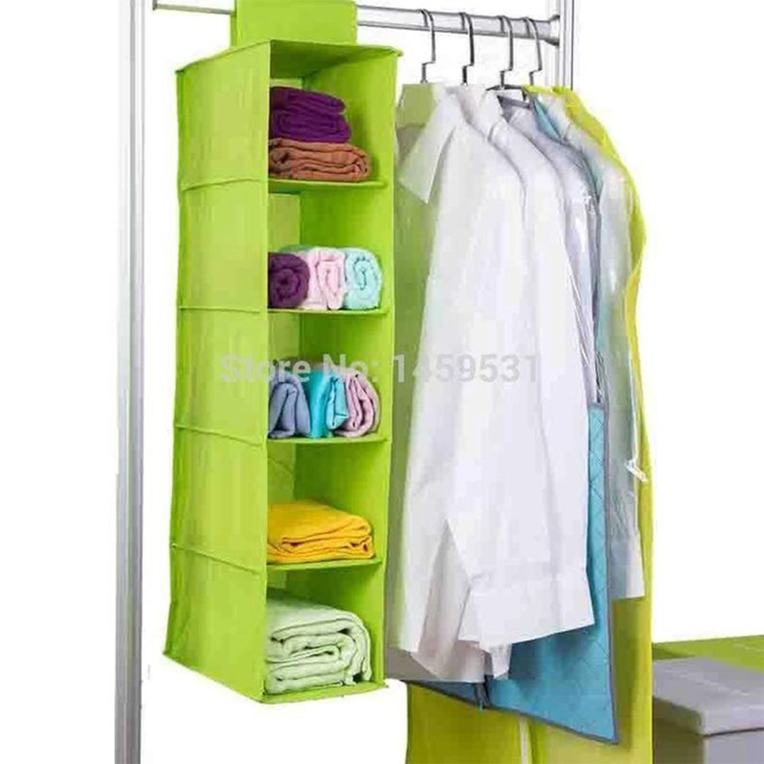 منظم الدولاب فابريك - 5 الوان - الأخضر