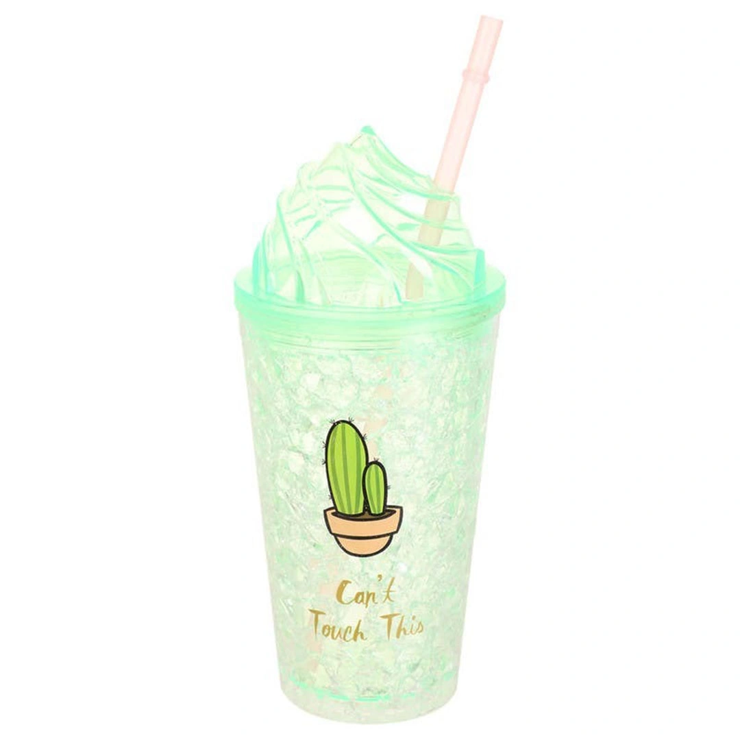 كوب بلاستيك بشاليموه - أخضر