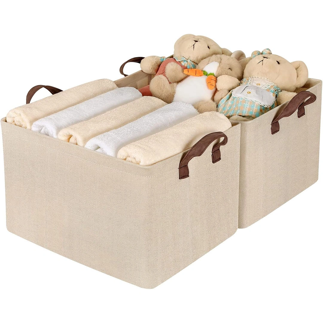 منظم ملابس قماش - بيج