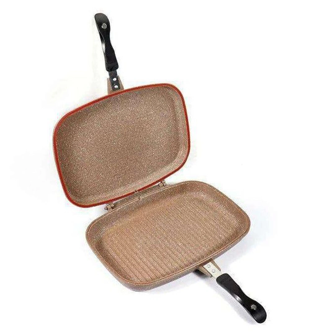 جريل دوبل جرانيت مقاس - 40 سم - بيج