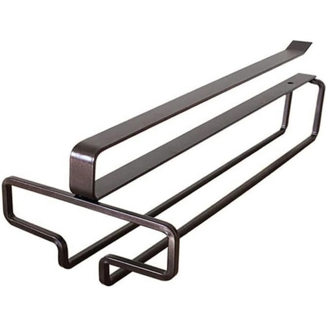 حامل كاسات قابل للتعليق - أسود