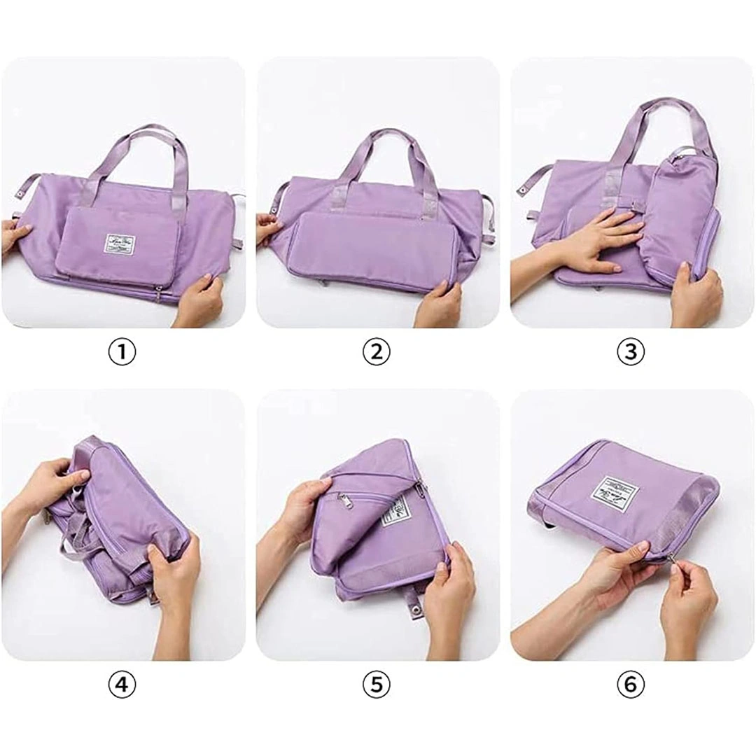 شنطة  كبيرة خفيفة الوزن ومقاومة للماء - موف