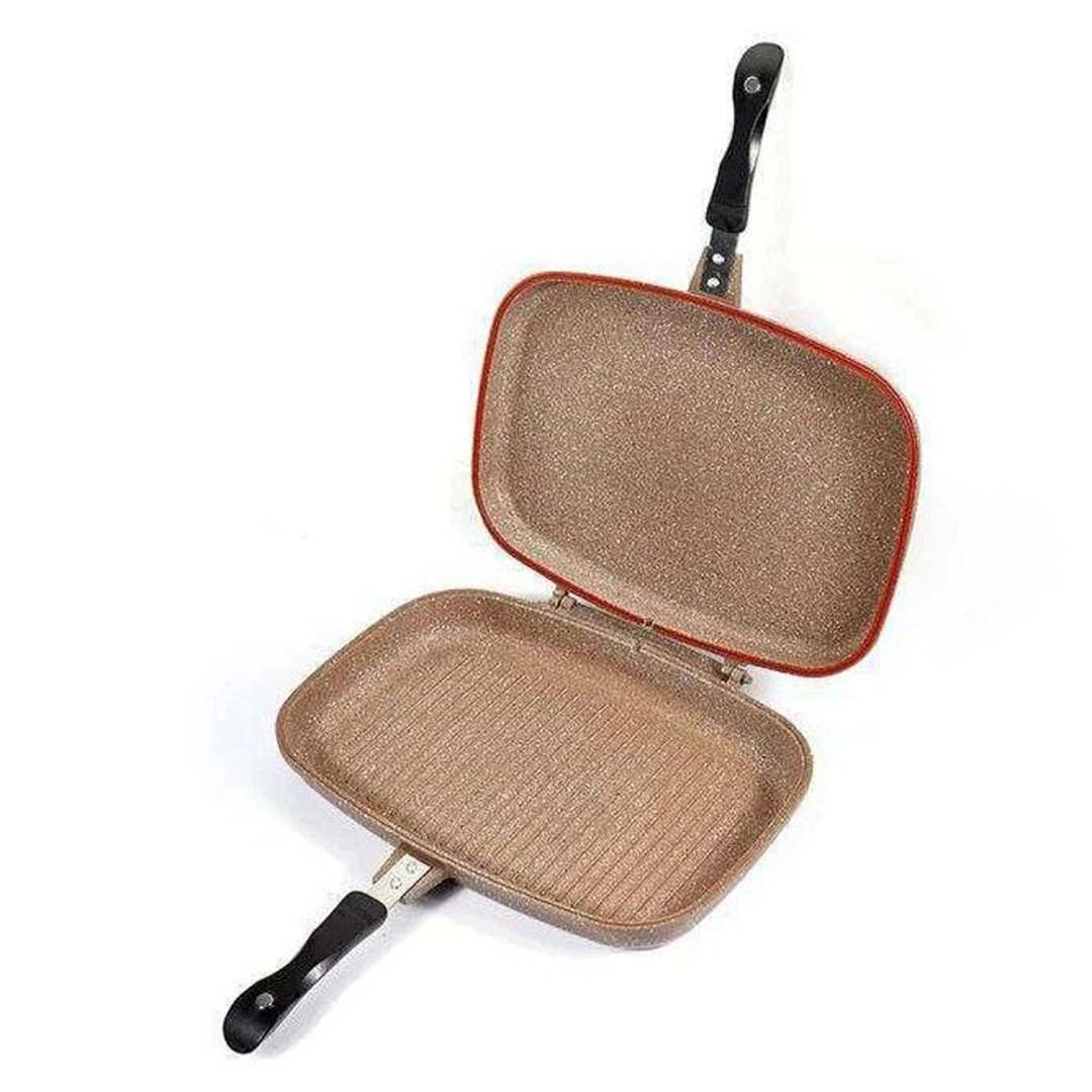 جريل دوبل جرانيت مقاس - 40 سم - بيج