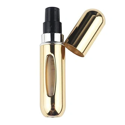 بخاخ برفان للرحلات - ألومنيوم / بلاستيك - 5 مل - ذهبي