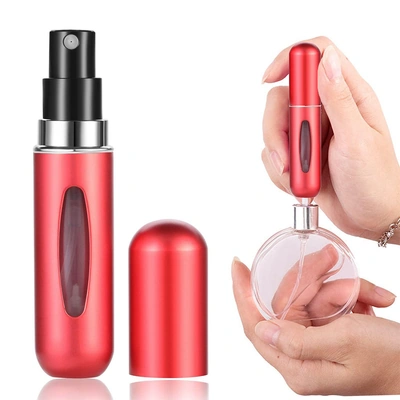 بخاخ برفان للرحلات - ألومنيوم / بلاستيك - 5 مل - أحمر