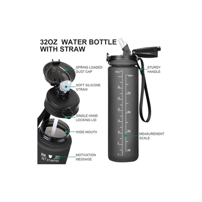 زجاجة مياه تحفيزية - 900مل