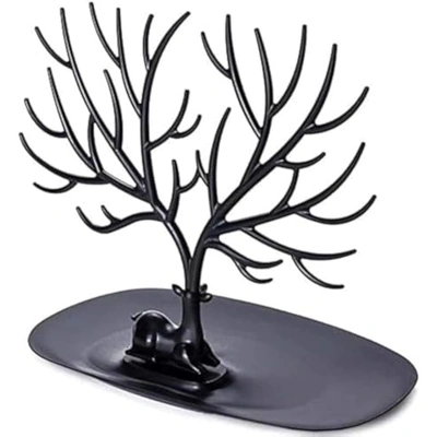 شجرة اكسسوار لتنظيم المجوهرات - أسود