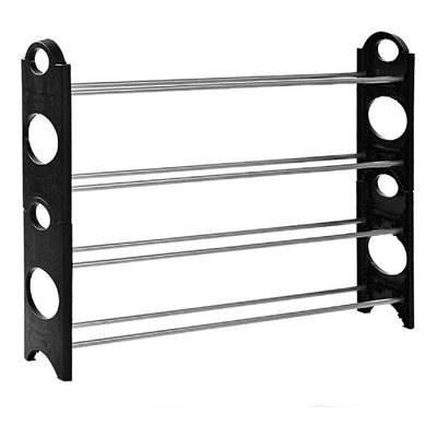 رفوف جزامة للطرقة والممرات - 4 طبقات - أسود