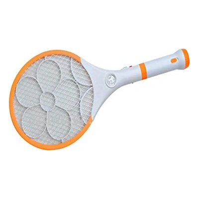 مضرب الناموس الكهربائي - برتقالي