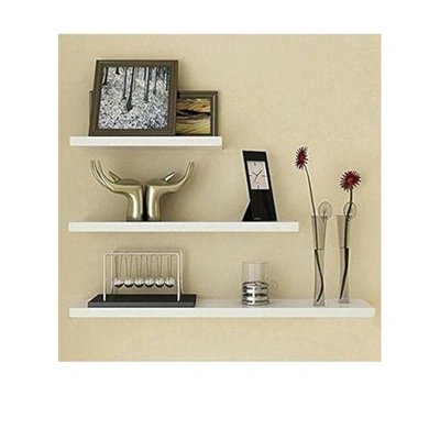 رف معلق على الحائط - أبيض - 13 سم