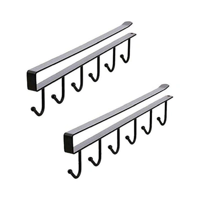 علاّقة أكواب مزدوجة متعددة الوظائف قطعتين