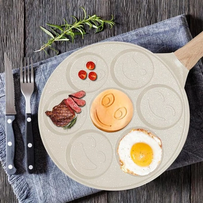 مقلاة فطائر جرانيت متعددة الأستخدامات 7 في 1 - بيج