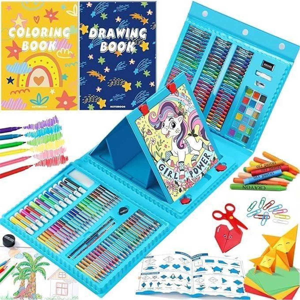 Complete 208-Piece Art Supply Set