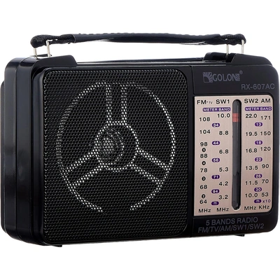 راديو من جولون - أسود RX-607AC