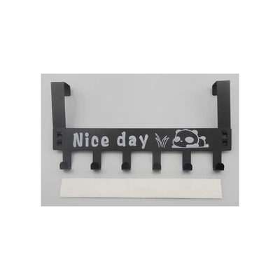 شماعة معدنية تعلق علي الباب - 6 خطافات