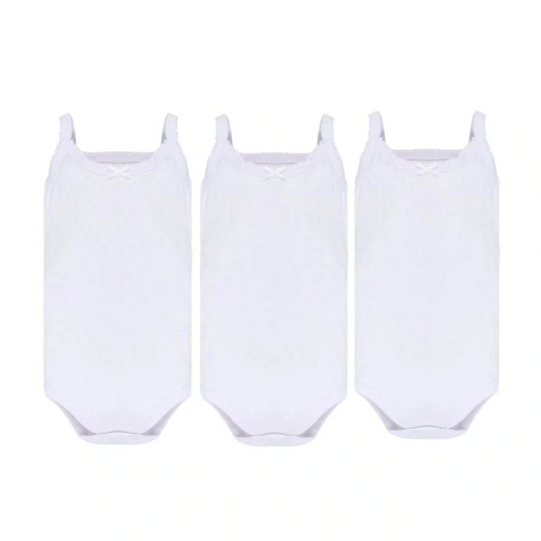 سالوبيت حمالة رفيعة - - 3 قطع - أبيض