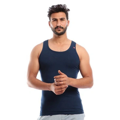 فانلة استريتش رجالي - كحلي