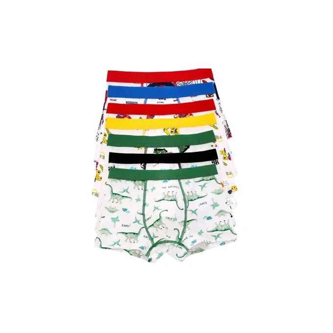 بوكسر مطبوع اولادى - 6 قطع