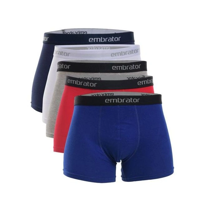 بوكسر رجالي سادة - 5 قطع
