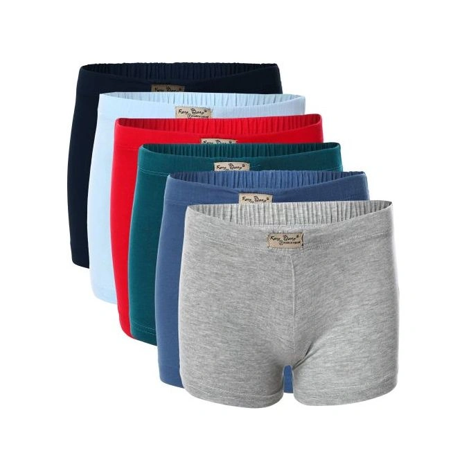 بانتي شورت اولادي 100% قطن - 6 قطع