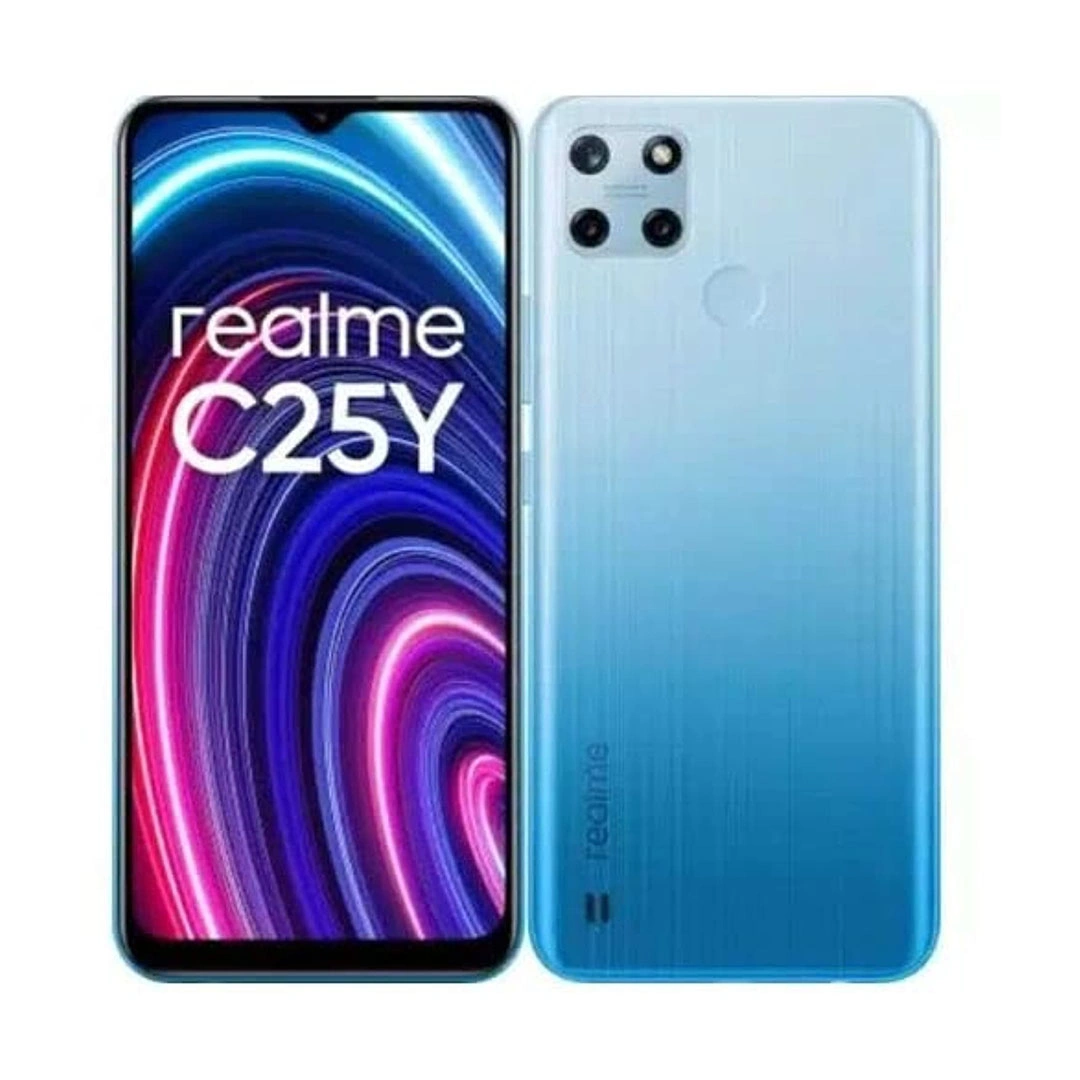موبايل ريلمي C25y -128/4 جيجا بايت - ثنائي الشريحة - 4G - أزرق