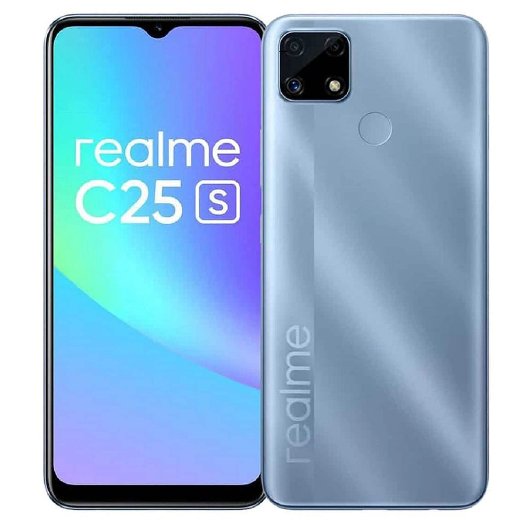 ريلمي C25s موبايل - 128/4 جيجا - شريحتين - 4G - أزرق