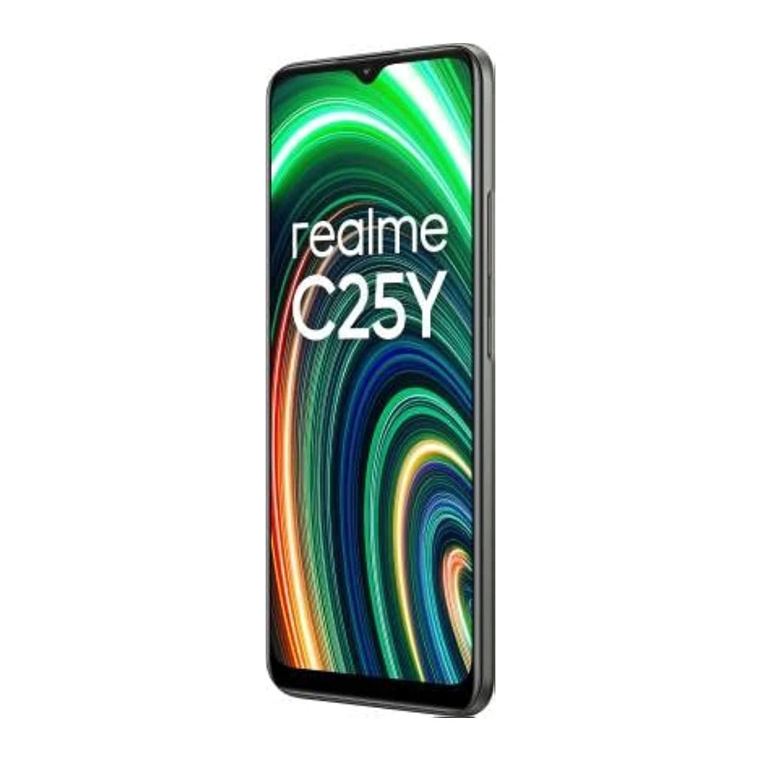 موبايل ريلمي C25y -128/4 جيجا بايت - ثنائي الشريحة - 4G - رمادي