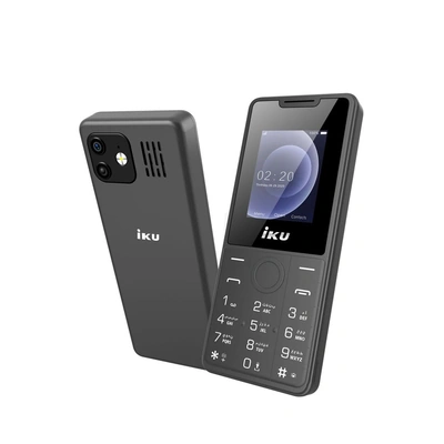 S3 ايكو موبايل - شريحتين - 32 ميجابايت - 2G - رمادي