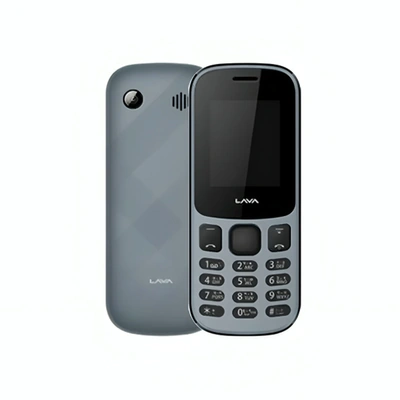 لافا E10 موبايل - شريحتين - 2G - أزرق
