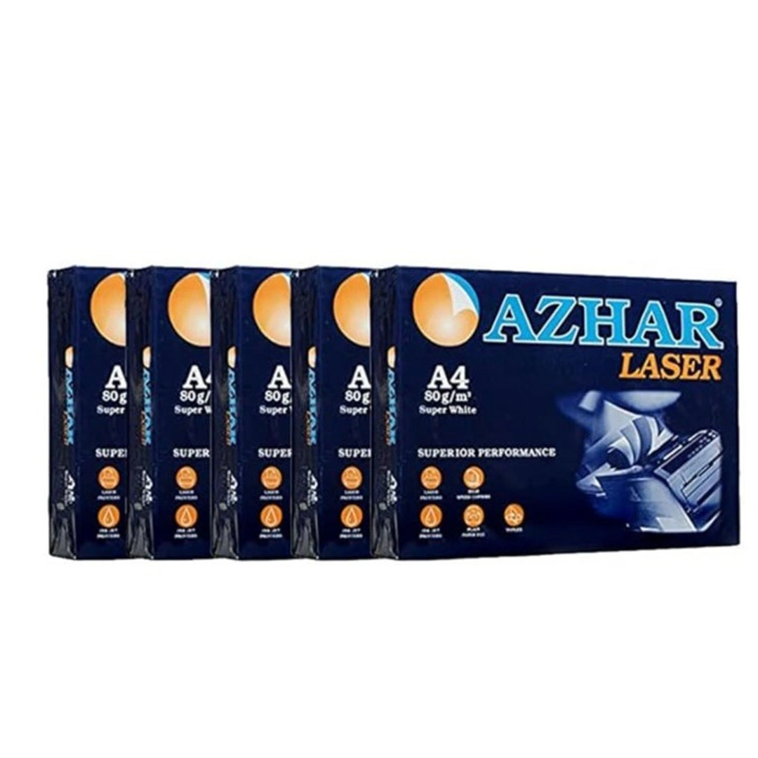 مجموعة ورق A4 - 2500 ورقة - 80 جرام - 5 رزمة