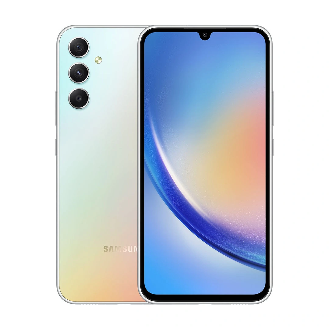 سامسونج A34 جالكسي - 128/8 جيجا - شريحتين - 5G - فضي - I016