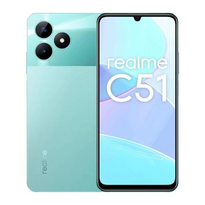 ريلمي C51 موبايل - 256/6 جيجا - شريحتين - 4G - أخضر