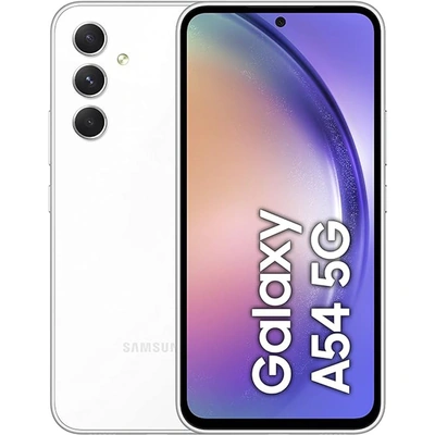 سامسونج A54 جالكسي - 128/8 جيجا - شريحتين - 5G - أبيض