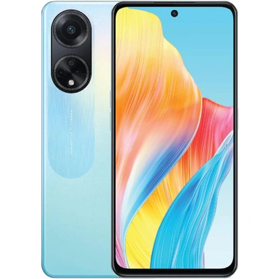 اوبو A98 موبايل - 256/8 جيجا - شريحتين - 5G - أزرق